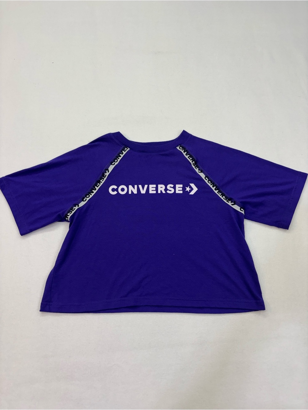 Converse Purple Tee with White Logo‎